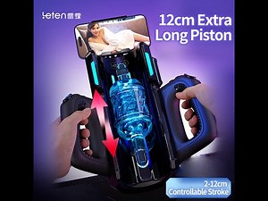 Leten King Pro Male Masturbator Cup - 10 Modes Hands Free, Automatic Stroker with 2 Sleeves