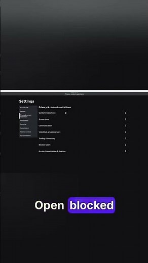 How to Unblock ANYONE on Roblox #roblox #robloxshorts