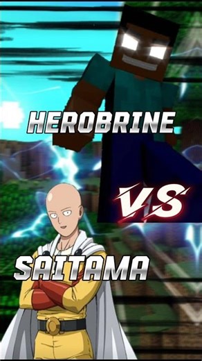 SAITAMA VS HEROBRINE!!!
