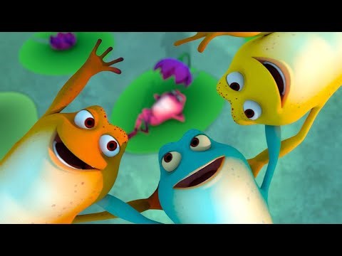 El Baile de la Ranita y Más Canciones Infantiles de 👶🏼🌈 DIBUJOS ANIMADOS PARA NIÑOS