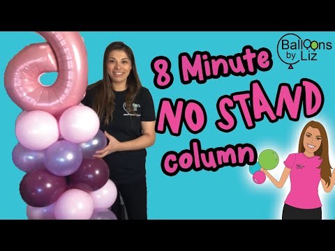 DIY 8-Minute Balloon Column Tutorial
