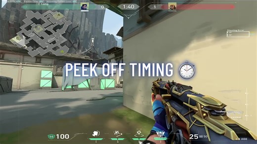 Mastering Peek Off Timing in Valorant