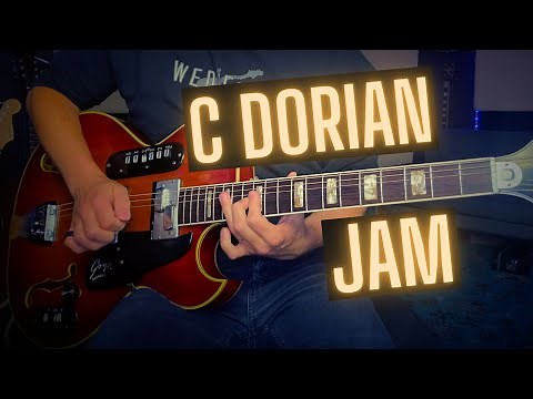 C Dorian Jam | Sexy Guitar Backing Track