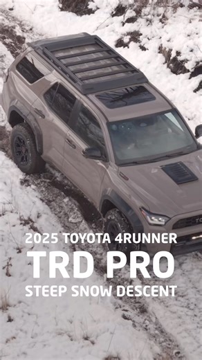 Can Crawl Control get us down a steep slippery slope in the new Toyota 4Runner TRD PRO? #newcar #carreview | Driving Sports TV