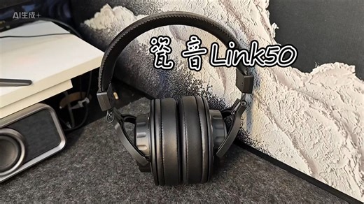瓷音Link50头戴式耳机：监听级音质的电竞耳机黑马