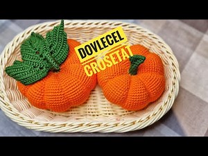🍂Dovlecel crosetat ,tutorial pas cu pas