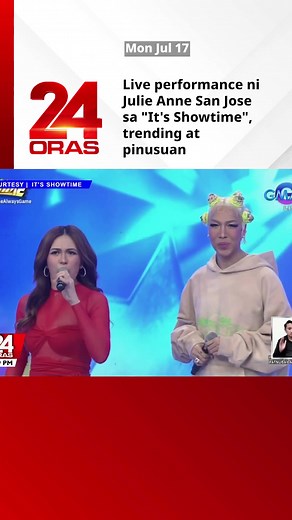 Julie Anne San Jose Shines in Live Performance on It's Showtime