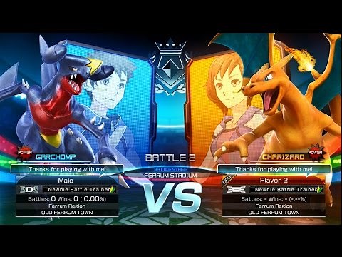 [Pokken Tournament] Garchomp vs Charizard