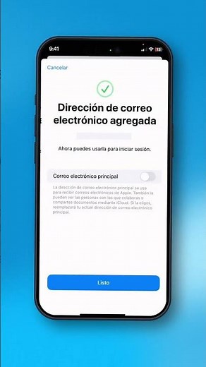 Cómo verificar la dirección de correo electrónico del Apple ID