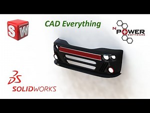 Car Bumper Design | Solidworks | Power Surfacing