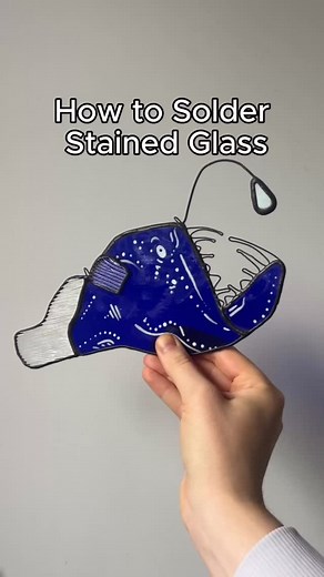 128 reactions · 3 comments | A few soldering tips for any stained glassers out there. Soldering is definitely one of my favourite parts of stained glass but the step I had the most difficulty with as a beginner Angler fish available to purchase on my website #stainedglass #stainedglassart #anglerfish #oxford | Craics Glass | Facebook