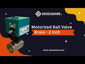 Motorized Brass Ball Valve 2 Inch (50mm) | Electric Actuated Valve for Water, HVAC, Industrial Use