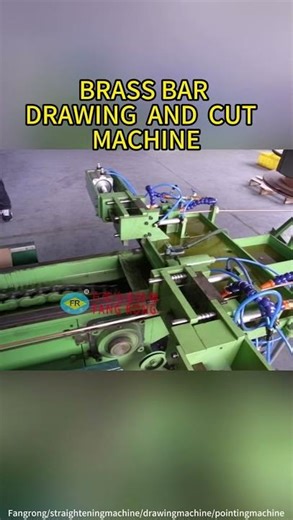 BRASS BAR DRAWING AND CUT MACHINE #DrawingMachine #ColdDrawingMachine #WireDrawingMachine