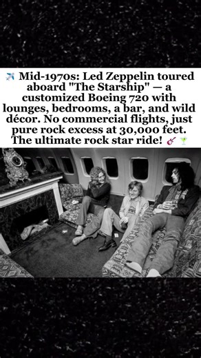 Led Zeppelin's Starship — The Luxury Jet That Defined 70s Rock Excess #ledzeppelin #thestarship