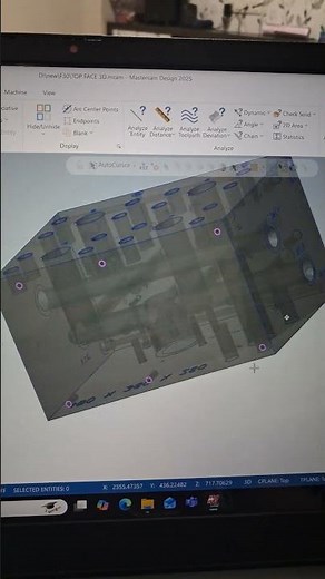 3D model of Hydraulic Manifold | contact for design and manufacturing of Hydraulic Manifold