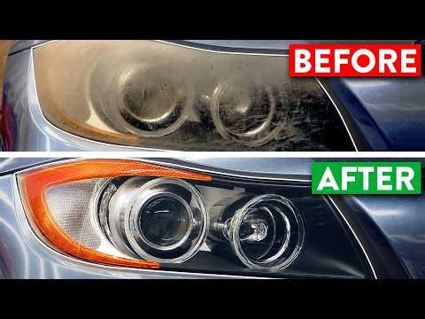 How To PERMANENTLY Restore Headlights