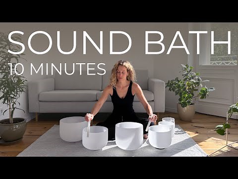 Singing Bowls Sound Bath for Relaxation | 10 Min Sound Healing Meditation