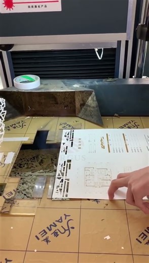 Perfect Edges for Paper Cover Laser Cutting Co2 Laser Marking