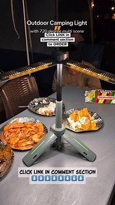 LED camping light, telescopic camping light, standing camping light, 3 rotating light blades, 10 modes, Type-C charging #fbreels2025ツ #reelsfbシ #fbreels #reelsfypシ | Bardagulan TV