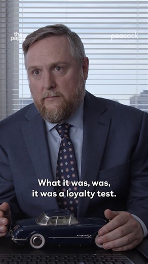 16K views · 85 reactions | It was just a “loyalty test”  All episodes of #ThePaper are streaming on Peacock. | Peacock TV | Facebook