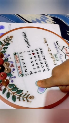 Anniversary hoop embroidery ♥️♥️ #nonfollowersviewers #hilights #reelsvideoシ #handmade #everyone | Shopno Buzz