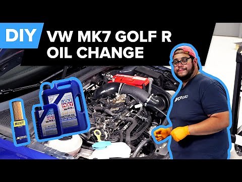 Volkswagen Mk7 Golf R Engine Oil Change DIY (2015-2021 VW Golf R)