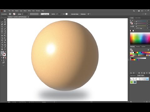 HOW to make 3d ball design adobe illustrator