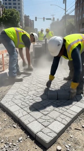 Concrete Blocks Turn Into Beautiful Footpath 😲 | Satisfying Construction Timelapse