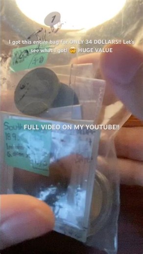 FULL VIDEO ON MY YOUTUBE!! #numismatic #coincollecting