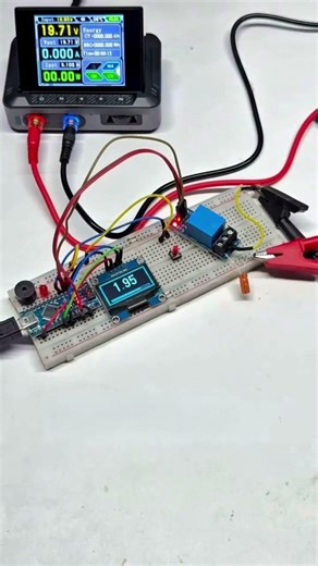 Countdown Timer using a Microcontroller and DisplayThis video shows the setup#youtubeshorts