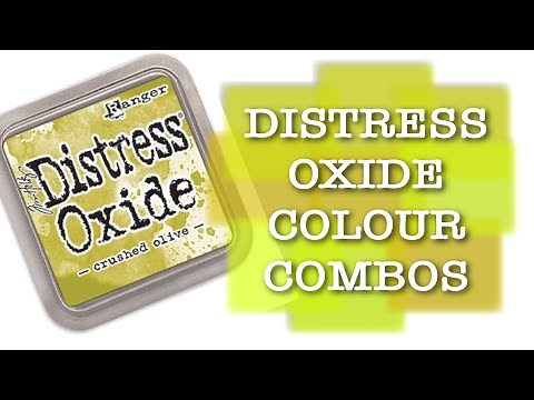 DISTRESS OXIDE COLOUR COMBINATIONS - Crushed Olive