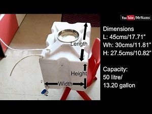 How to install water storage tank
