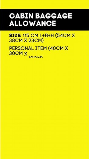 Scoot Airlines Cabin Baggage Allowance. Personal Items.