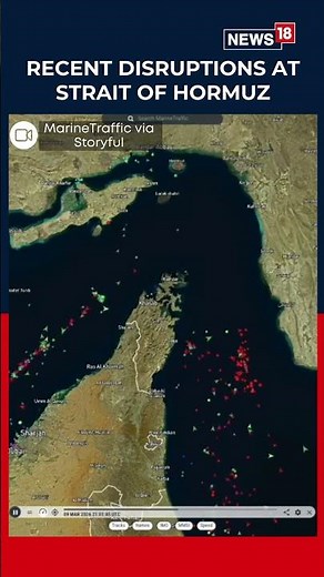 Marine Tracking Shows Major Shipping Disruptions in Strait of Hormuz | Iran War | Oil Crisis | N18S