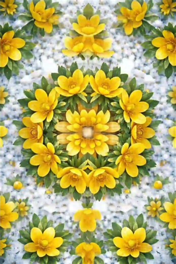 Dancing Winter Blossoms in Snow - winter aconite #blossom #winterambience #healing #relaxing