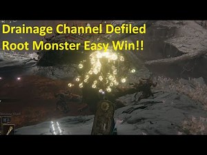 Elden Ring - Drainage Channel Defiled Root Monster Easy Win