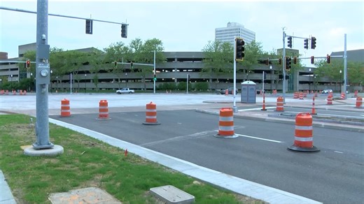 Cherry and Summit intersection opens to traffic, but construction isn't done yet