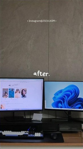 듀얼 모니터받침대 서랍형 후기, 작은 거 샀다 후회하고 정착한 이유