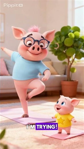 Stretch & Smile! Baby Piggy’s Yoga Adventure | Peppa pig | Growly Minds #peppapig #babypig #kids