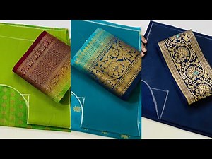 3 Paithani Saree Blouse Design Cutting & stitching Blouse Back Neck Design| Silk Saree Blouse Design