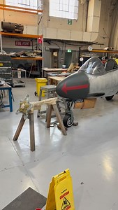 6.4K views · 1.7K reactions | Time for the regular check-in on IWM Duxford’s Heinkel He 162 Volksjäger- the wing tips are on and the engine cowling looks pretty smart #ww2 #ww2history #heinkel #warbirds #luftwaffe | Daniel J Wheatcroft | Facebook