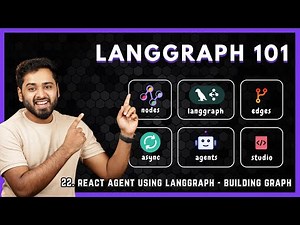 LangGraph Crash Course #22 - ReAct using LangGraph - Final Graph