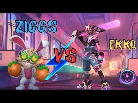 TOP Ziggs vs Ekko – Insane Outplays! | Teemo Fill Jungle | Wild Rift”