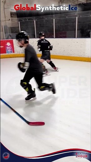 Power Skating Practice on Synthetic Ice | Super-Glide