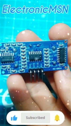 Ultra Sonic sensor!!! #electronics #arduino #sensor #shorts