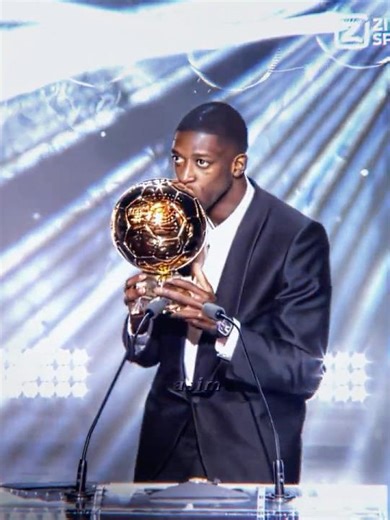 The owner of the 2025 Ballon d'Or Ousmane Dembélé 🥶