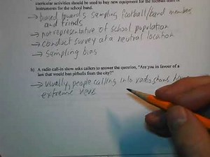 MDM4U - Bias in Surveys