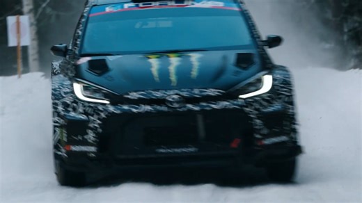 如此丝滑...WRC 2组 奥利弗-索尔伯格测试丰田GR Yaris 备战2025瑞典站