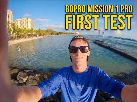 Mission 1 Pro First Video Waikiki Beach