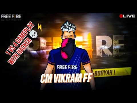 1 VS 4 GAMEPLAY WITH HACKER 💀⚡ 2 FINGER HANDCAM GAMEPLAY 🔥💯#freefire #viralvideo #youtubevideo